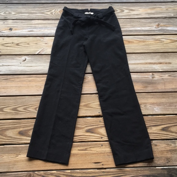BA&SH belted twill straight leg pants - Picture 3 of 6